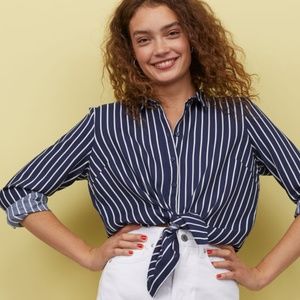 H&M Women’s viscose collared shirt